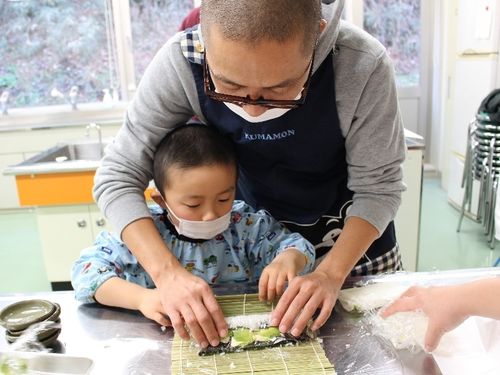えびばで忍者計画第１回寿司忍者の様子