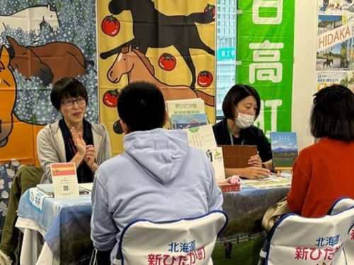 移住相談会では一日しゃべり続けます。体力勝負！