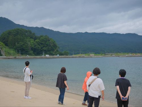 前回の様子②：海を眺めて自然を満喫
