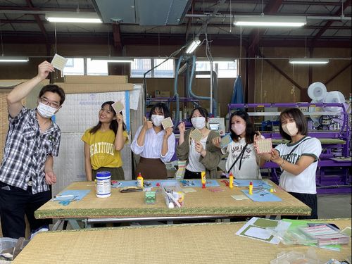 畳工場の見学