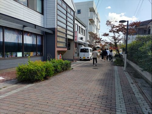今回のマルシェの舞台となる商店街の裏路地。当日がとても楽しみです！