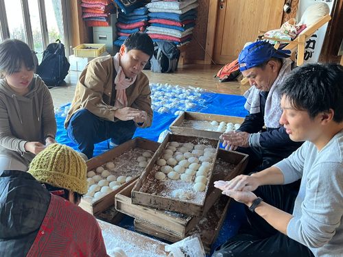 活動の合間にある住民の方とのやり取りは楽しいです！