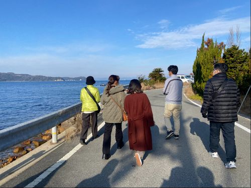 男鹿島上陸！