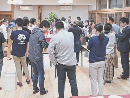 ワークショップ後に、みんなで懇親会！