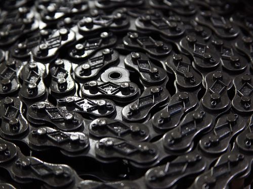 チェーンなどの機械部品の製造も盛んな地域