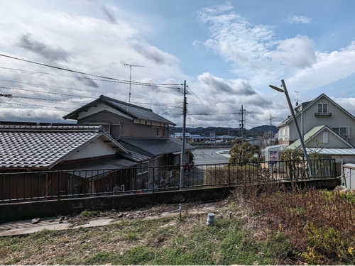 庭からの眺め