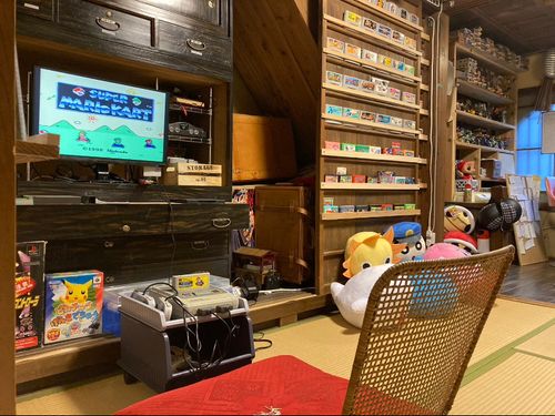 レトロゲームができるのも工夫のひとつ！