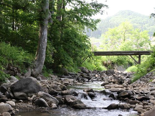 「兎追いしかの山」でおなじみ唱歌「故郷」が生まれたところです