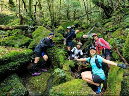 休日や出勤前には、屋久島の雄大な自然を楽しむ