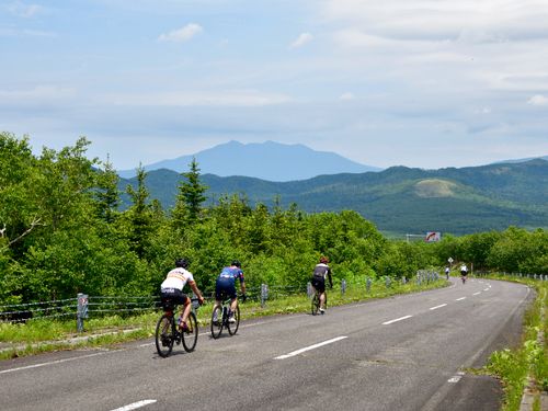 清里町のサイクリングイベントの様子