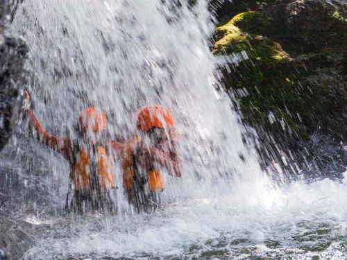 夏のシャワークライミングは中国山地の清流あってこそ