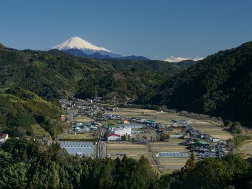 少し車を走らせると田舎風景が楽しめます