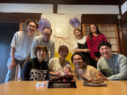 お食い初めは、愛荘町に大切な家族を呼んで一緒にお祝い　♯「Sekai.Co」をお借りして