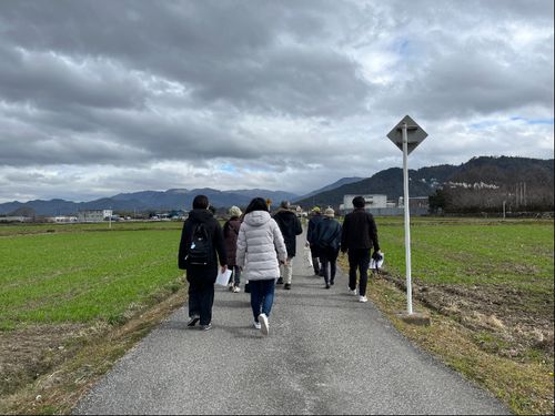 ツアー当日の北落地区散策の様子
