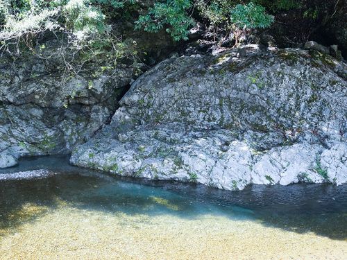 吉野川紀の川の源流とあるだけに、支流の川が綺麗です。家庭の水も山奥から簡易水道を通して行き渡っています。毎日美味しい水が飲めるのはありがたいことだなぁと感じています。もちろん夏の川もとっても気持ちいいです◎澄み渡っているので魚も見れちゃいます。