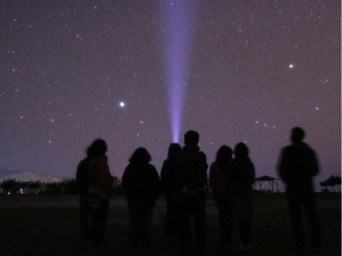 夜は星空観賞会を予定しています。Ⓒ神津島観光協会