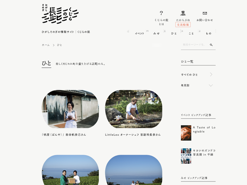 特に、「ひと」のページをさらに書き込みたいと考えています。