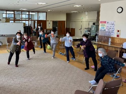地域のみんなが体を動せる場を作っています