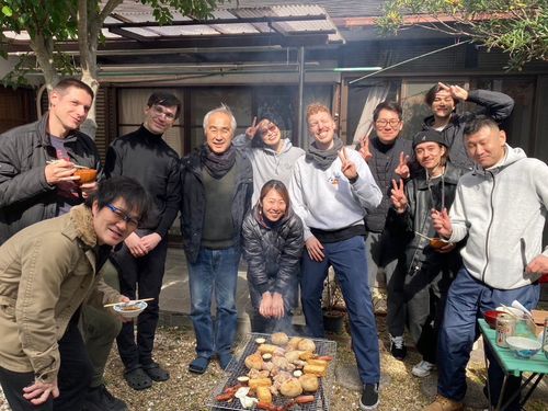 お友達や大家さんも呼んで、みんなでBBQ！
