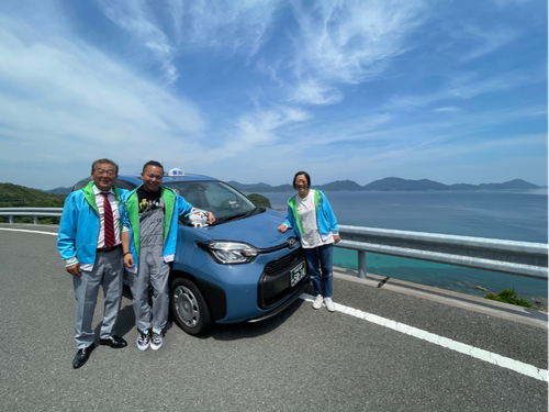 きれいな海の側を走ることができます！