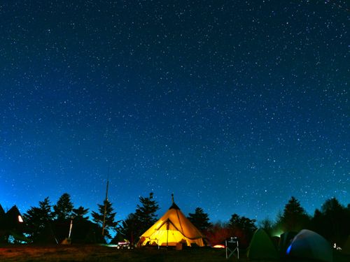 夜は満点の星空が！
