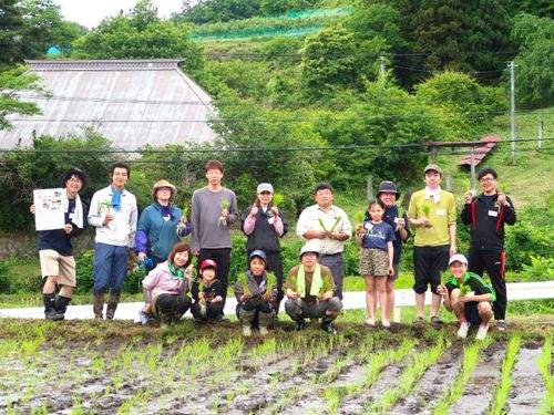 盛岡市近郊で田植え体験