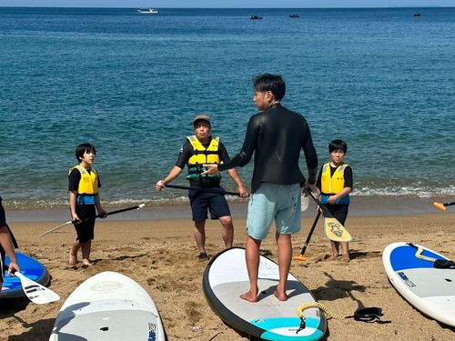 2023年7月海イベントのサップ体験（南島原市）
