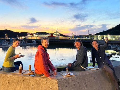 時にはゲストと夕暮れ時を楽しんだりも