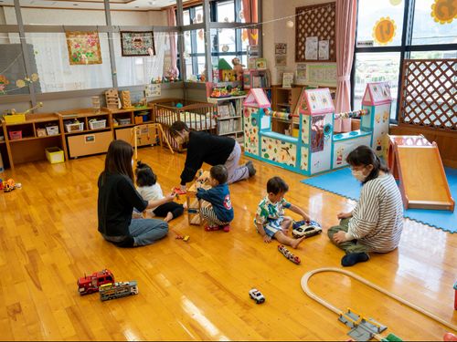 子育て支援センターのようす