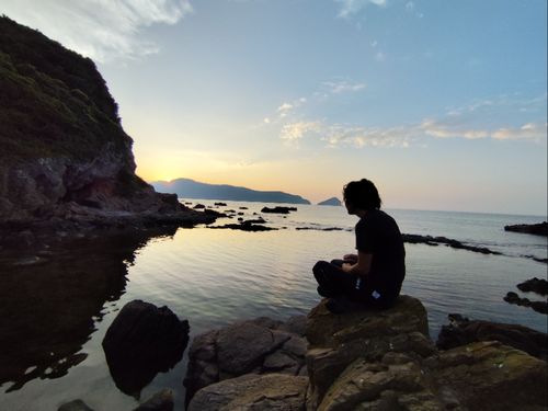 勤務終わりは綺麗な景色に癒されます
