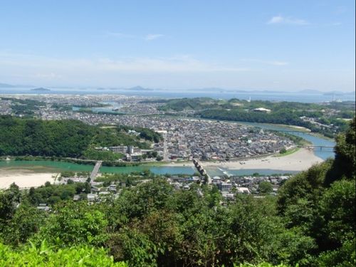 岩国城からの景色