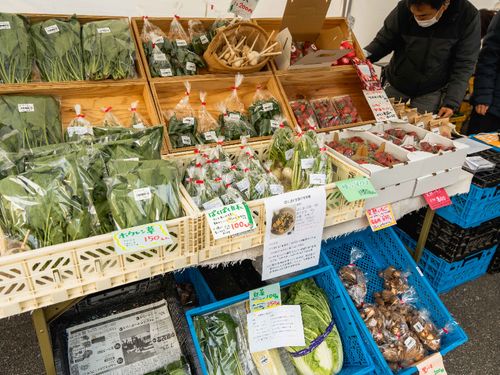 ＜昨年の開催の様子＞田村市産の野菜がたくさん！