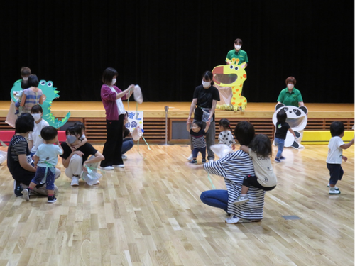 未就園児対象イベント（ポレポレ塾）の様子