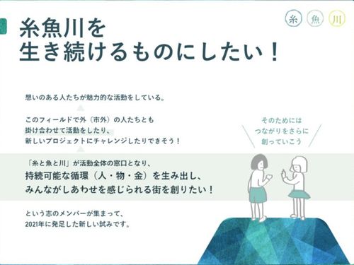糸魚川を生き続けるものにしたい！