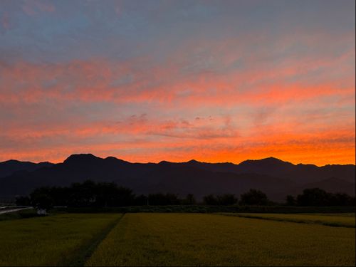 朝晩は首都圏と比べ温度が低く過ごしやすい（写真は池田町）