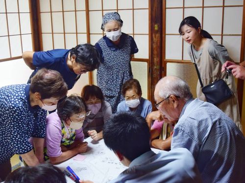 地域における探究活動（授業）の1コマ