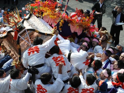 島野浦神社秋季大祭は「島の宝100景」に選出