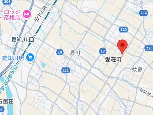 【ＭＡＰ】35°10'16.6"N 136°15'06.5"E