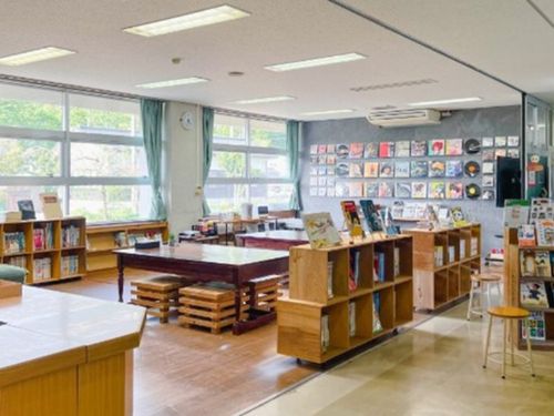 久米地区交流館内部