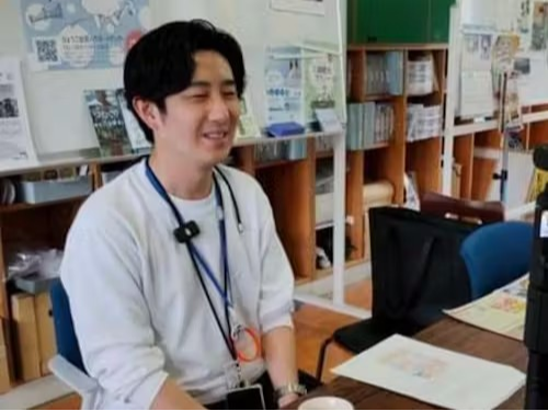  取材に応えてくれた土居さん