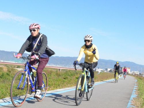 サイクリングイベントの模様