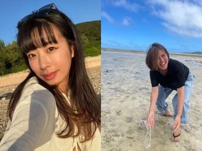 登壇者紹介　左：森本 ももさん、右：三ツ岩 桜さん