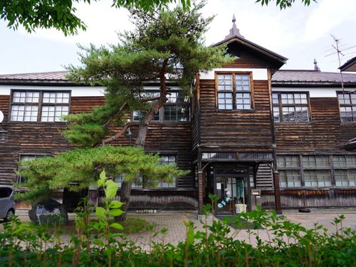 趣のある建物も残っている軽米町