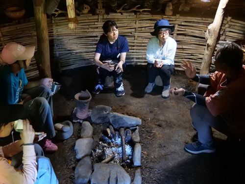 古過庵のなかで語るひととき