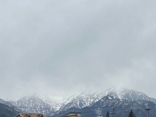 北アルプスの景観