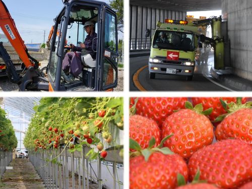 地域を支える建設業👷やハウスでのイチゴ🍓収穫作業は都会では体験出来ない仕事！