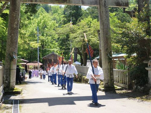 昨年の古例祭のようす