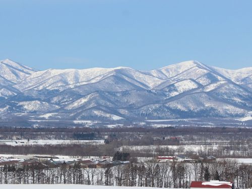 雄大な日高山脈
