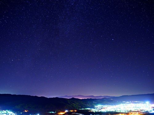 上金剛山からの夜景
