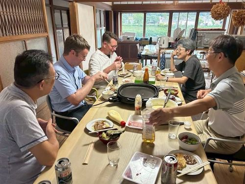 2日目には地元住民・地域おこしOBとの懇親会予定
